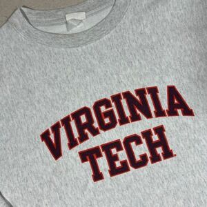 Vintage Champion Reverse Weave‎ Virginia Tech Hokies Crewneck Sweatshirt